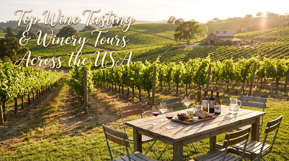 Top Wine Tasting & Winery Tours Across the USA
