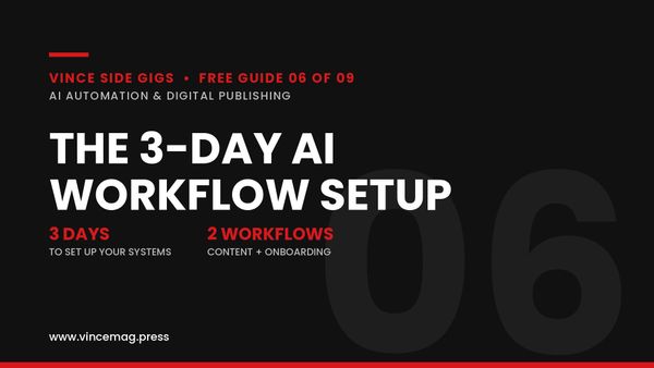 The 3-Day AI Workflow Setup
