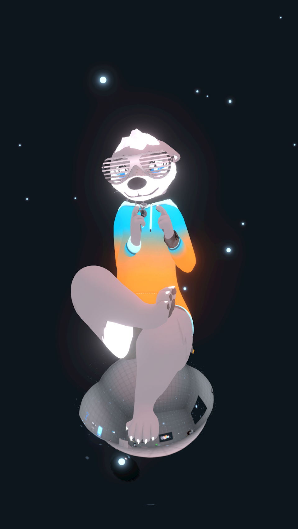 Otter Grey giving an ehhhh