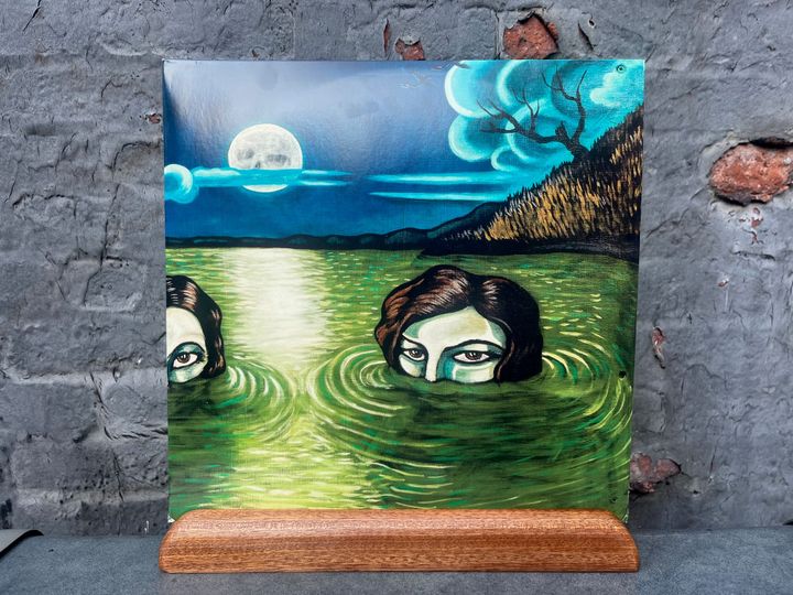 Photo of Drive-By Truckers' English Oceans album cover on vinyl