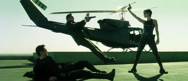 The Matrix - helicopter scene