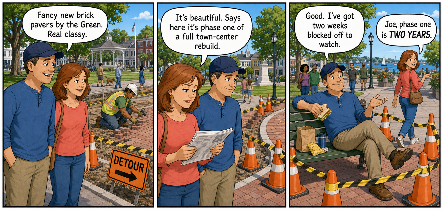 Town Pulse cartoon: Paver Anticipation