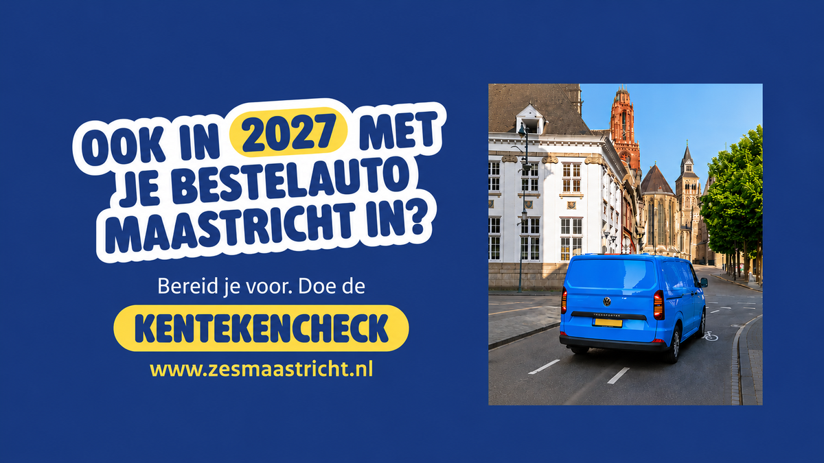 Bestelauto’s met emissieklasse 5 geen toegang meer tot binnenstad vanaf 1 januari 2027