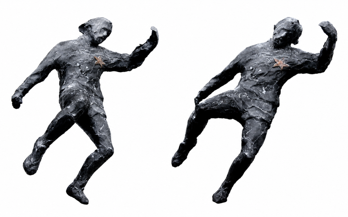 Bronzen Brokamp voor De Geusselt naar Engels voorbeeld