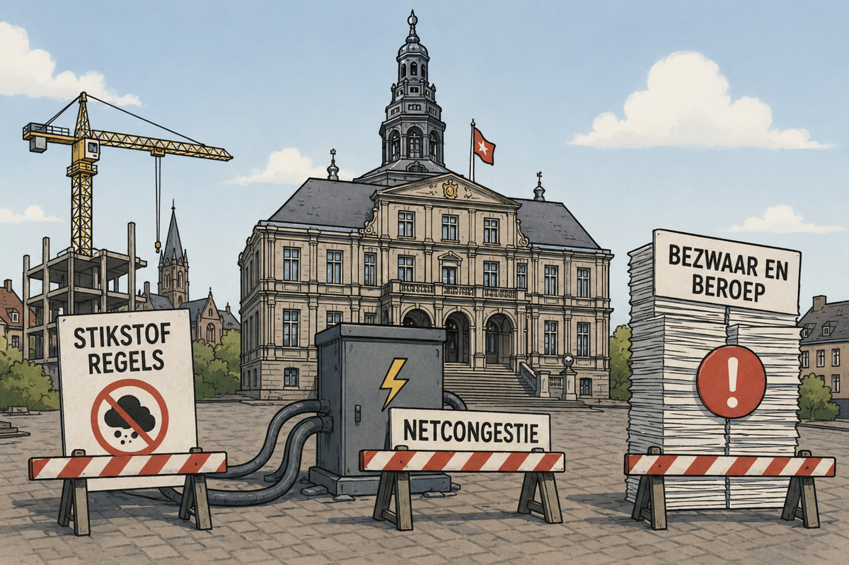Stikstof, stroom en bezwaren: stad krijgt geld weer niet op