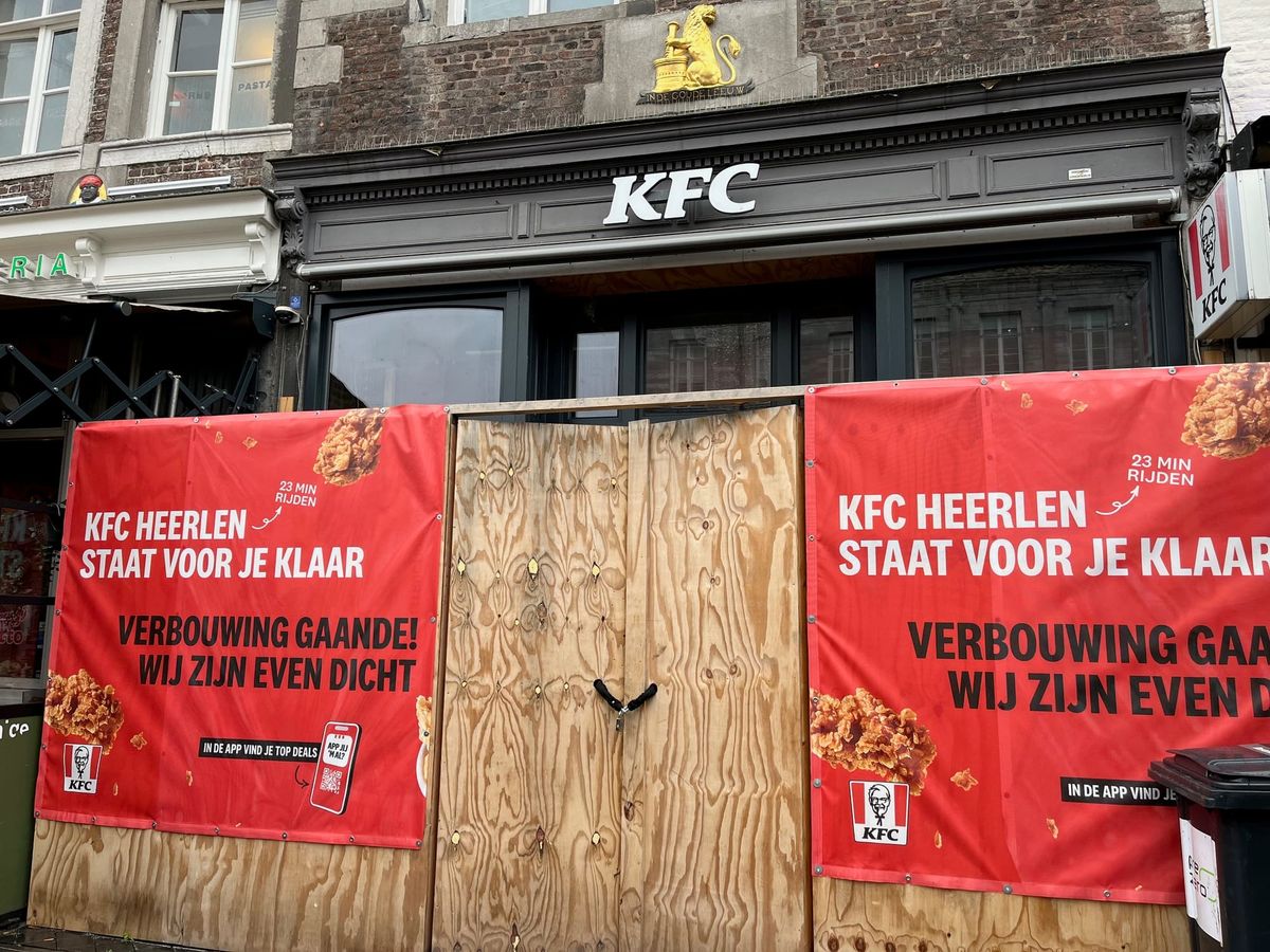 Balk zit heropening KFC dwars
