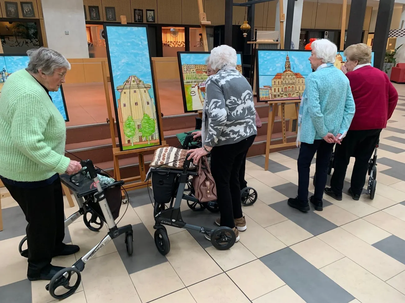 Vernissage bij Sevagram