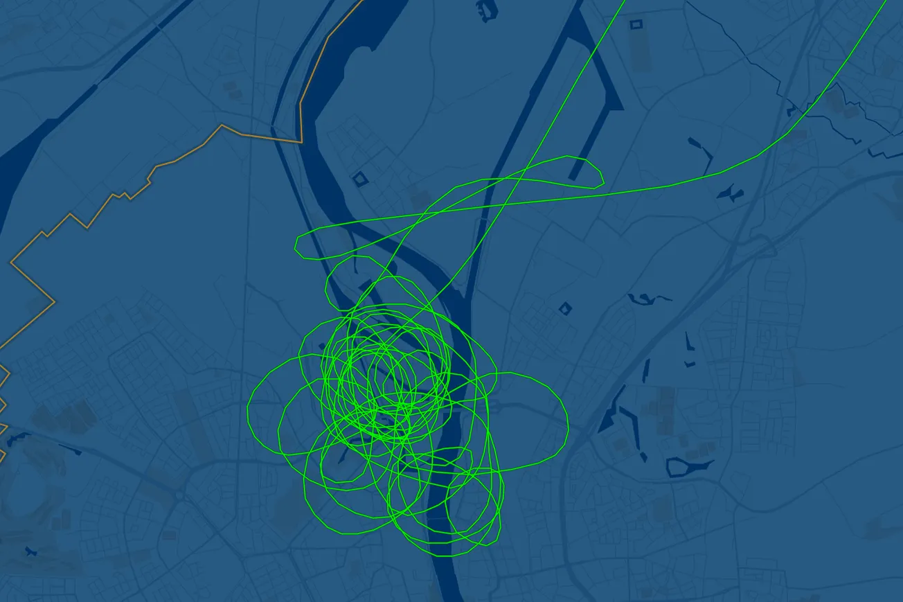 Wat deed helikopter laag boven de binnenstad?