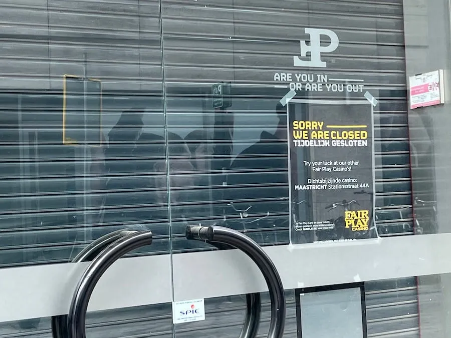 Fair Play houdt zijn casino in Gubbelstraat strategisch dicht
