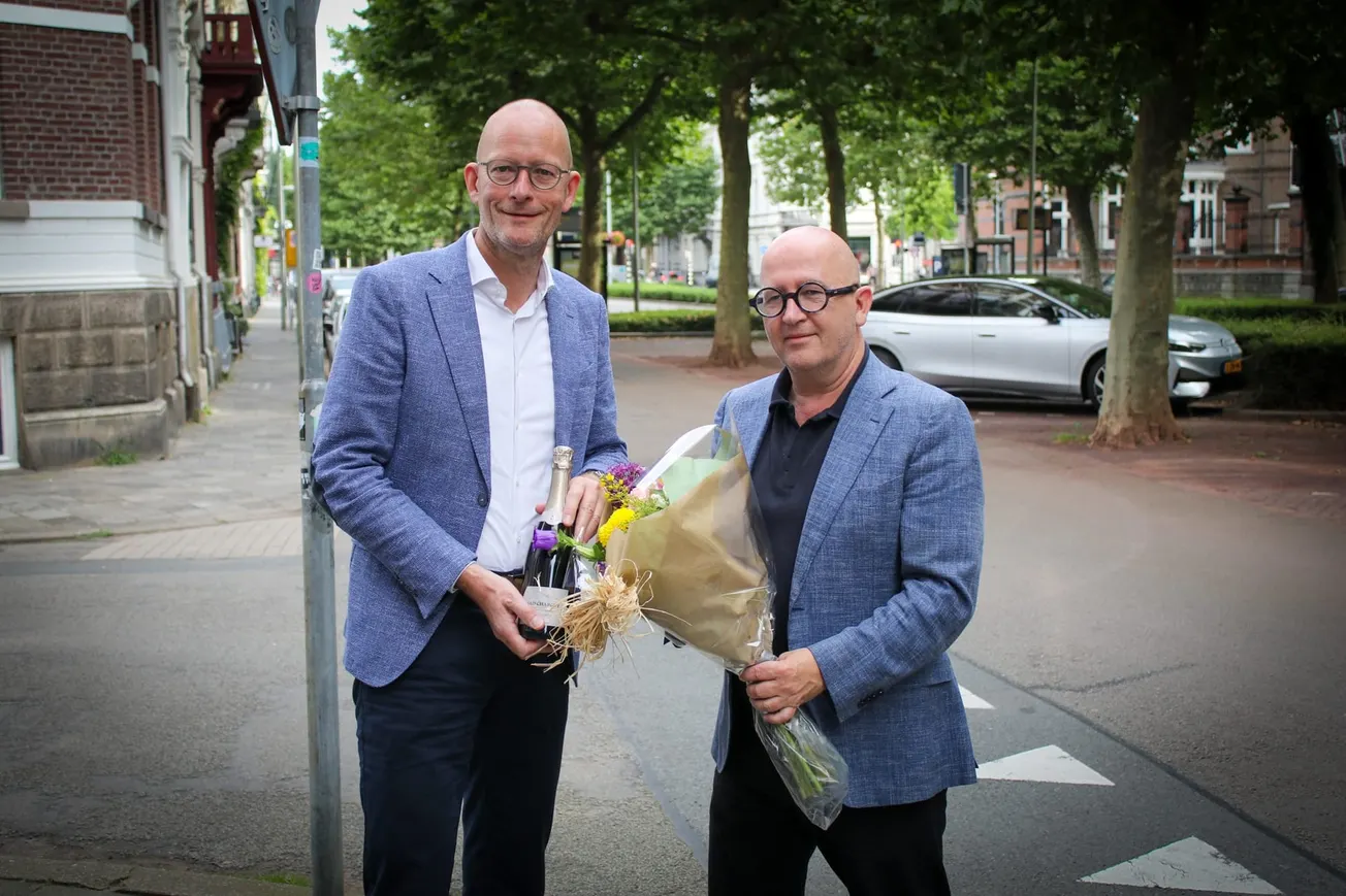 Gert Kap 10.000ste abonnee De Nieuwe Ster