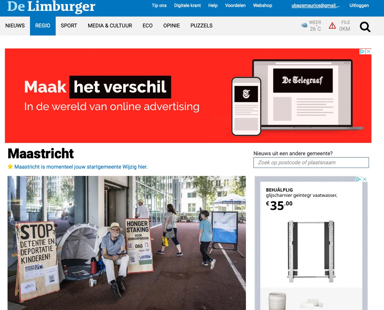OR De Limburger naar rechter in fusietraject met Telegraaf