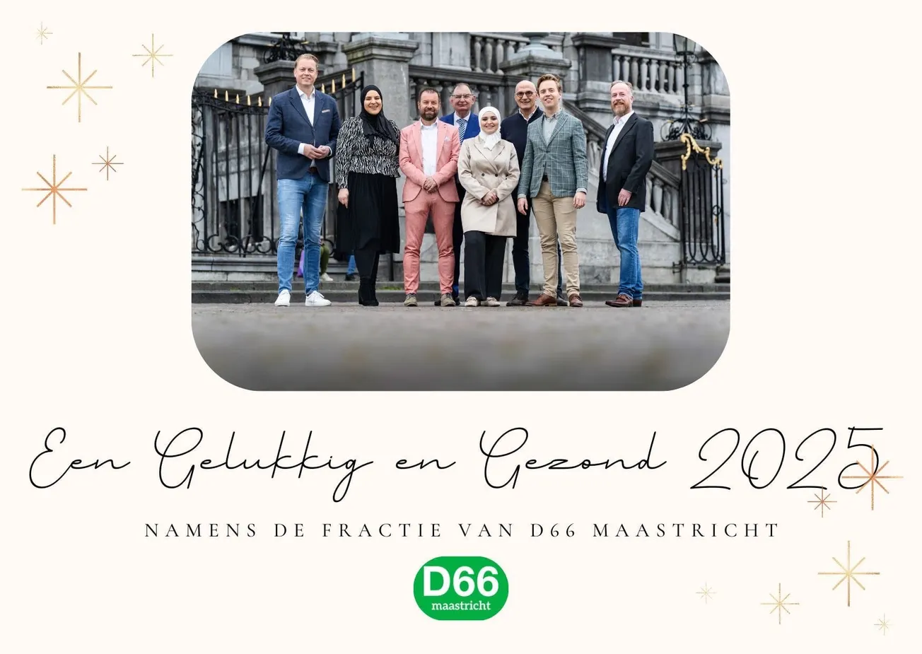 D66 Maastricht wenst u een gelukkig en gezond 2025