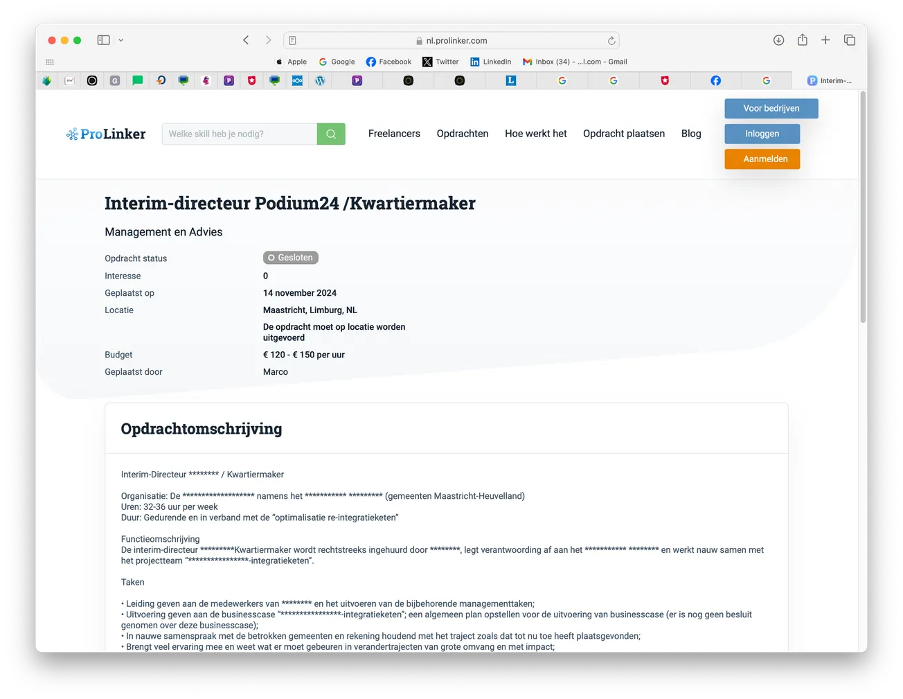 Extra directeur (max 300k) voor toekomst Podium24