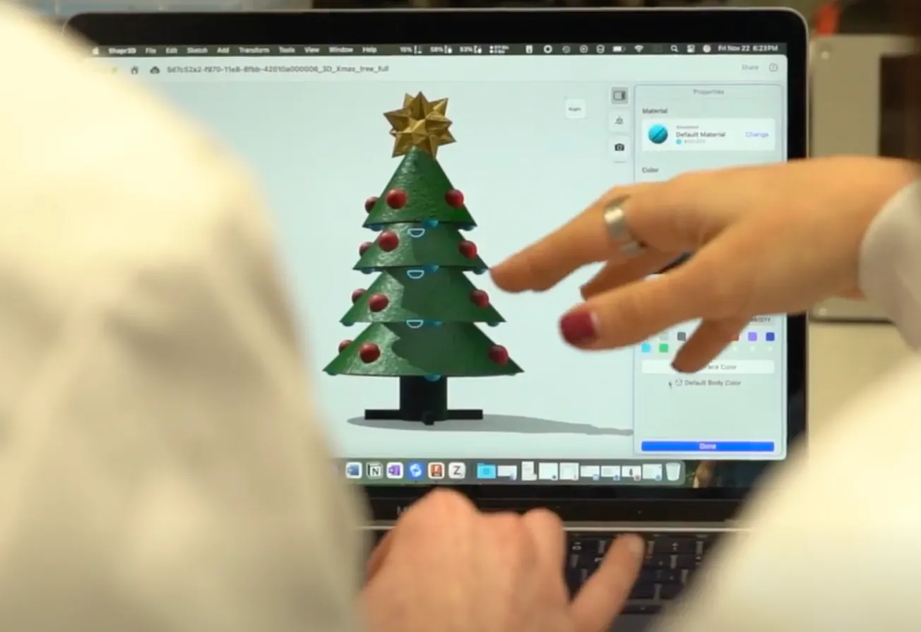 MERLN (UM) print kleinste kerstboom ter wereld