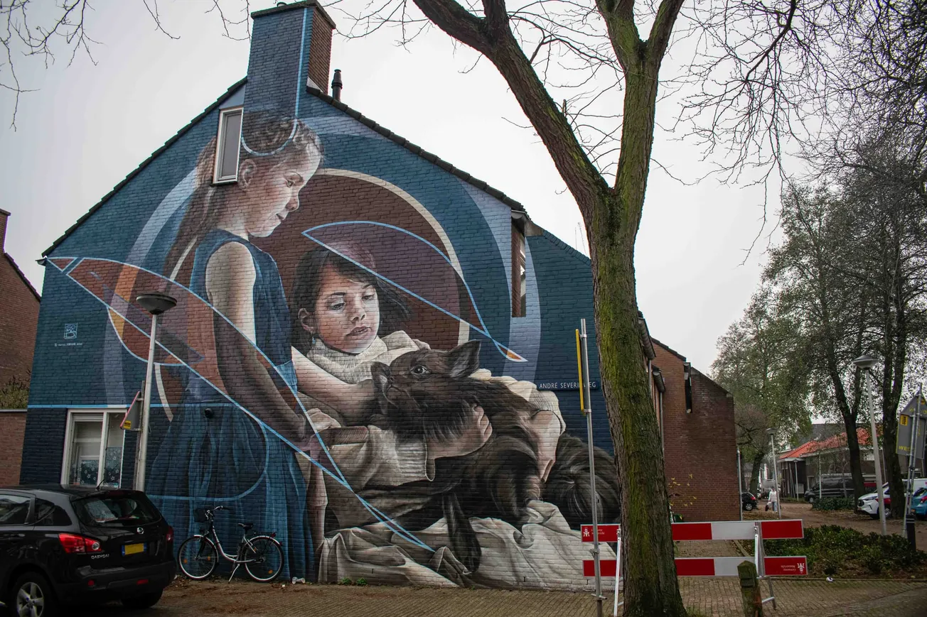 Twee nieuwe 'murals' op Mariaberg
