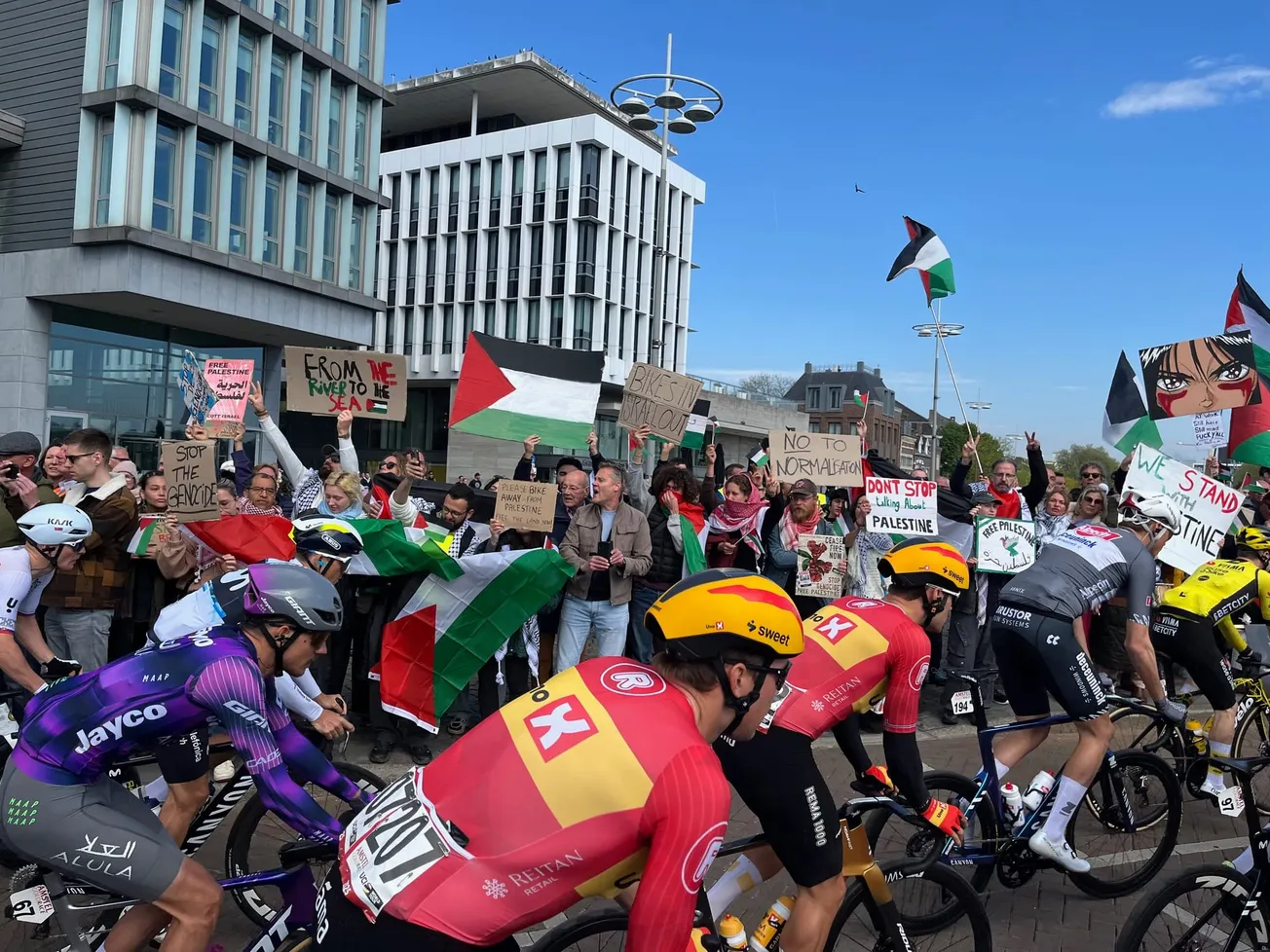 Free Palestine stuurt dit keer niet de harde kern