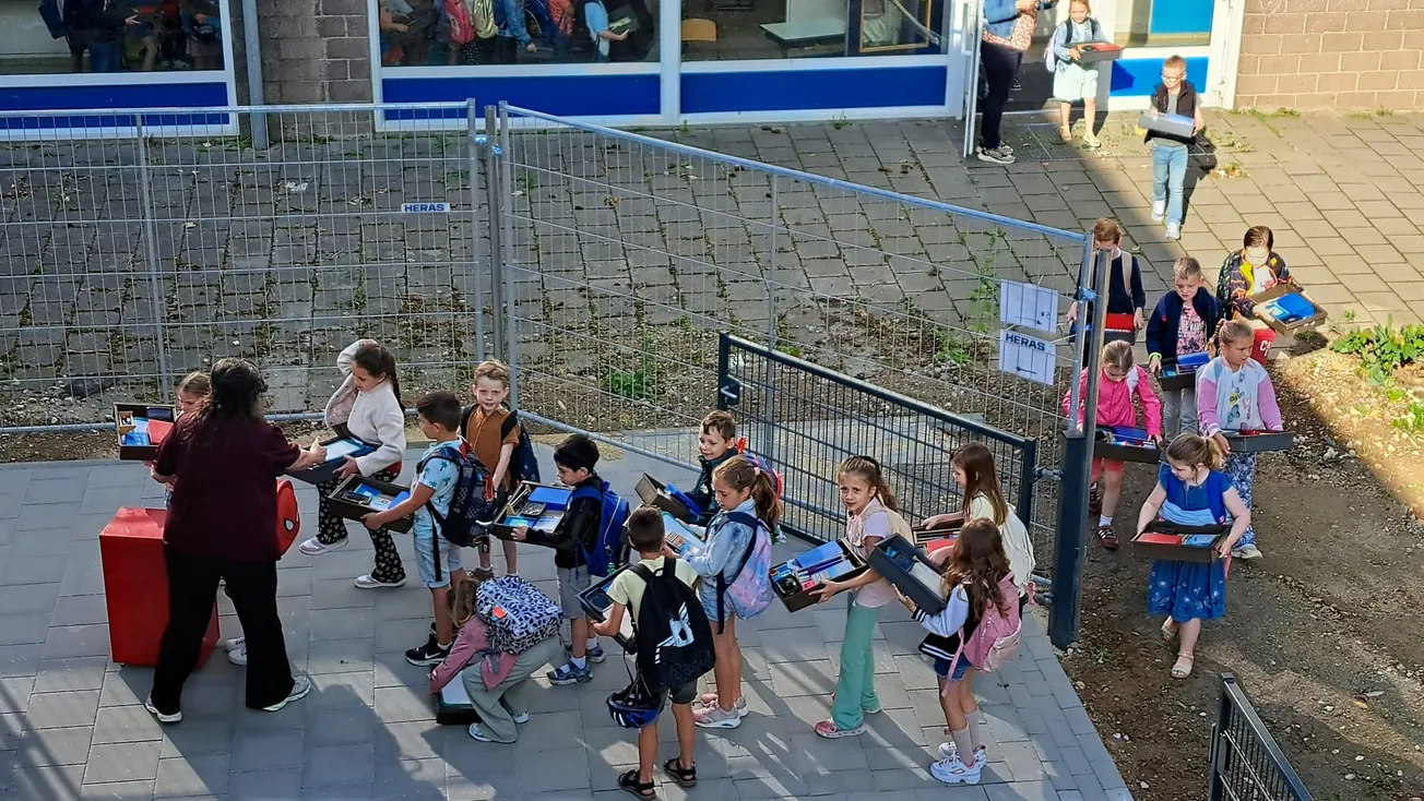 Eerste schooldag KernKindCentrum Belfort
