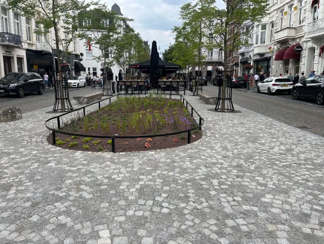 'Aantrekkelijk' hek voor fietsen gehalveerd