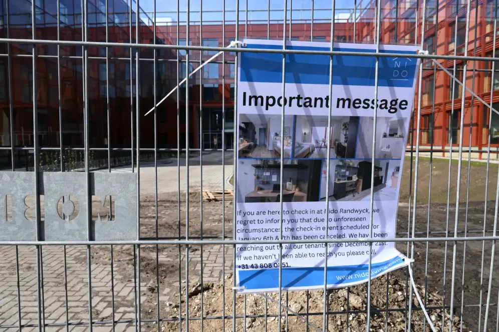 20.000 liter regen liep in plafonds Einstein Campus