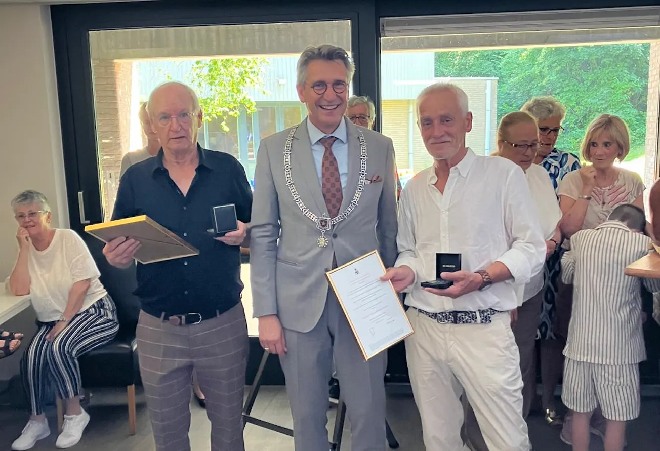 Trichter voor Ed Kemmerling en Nico Senden