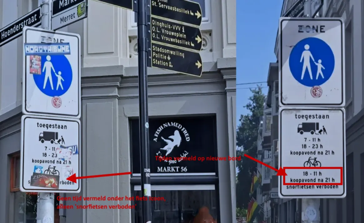 Hoenderstraat: Ook Stadhuis maakt wel eens een foutje