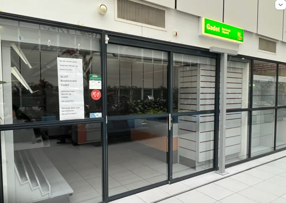 Boekhandel Gadet na 34 jaar dicht in MUMC+