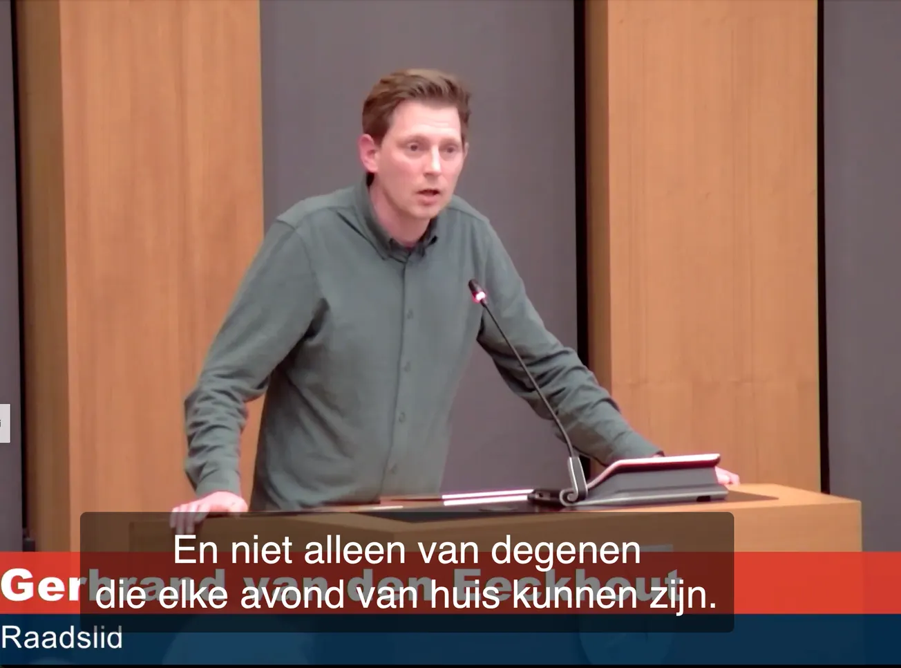 Maidenspeech: Raadswerk niets voor tweeverdieners met kinderen