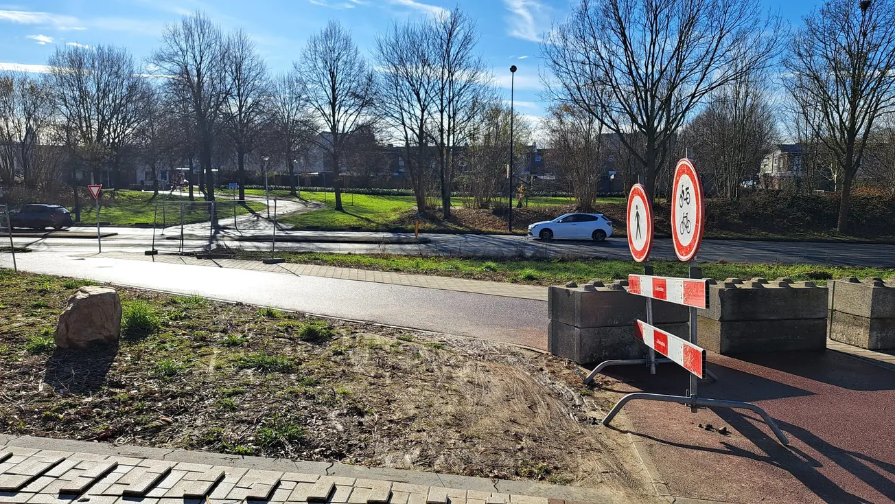 Fietsers negeren massaal afsluiting te steil fietspad