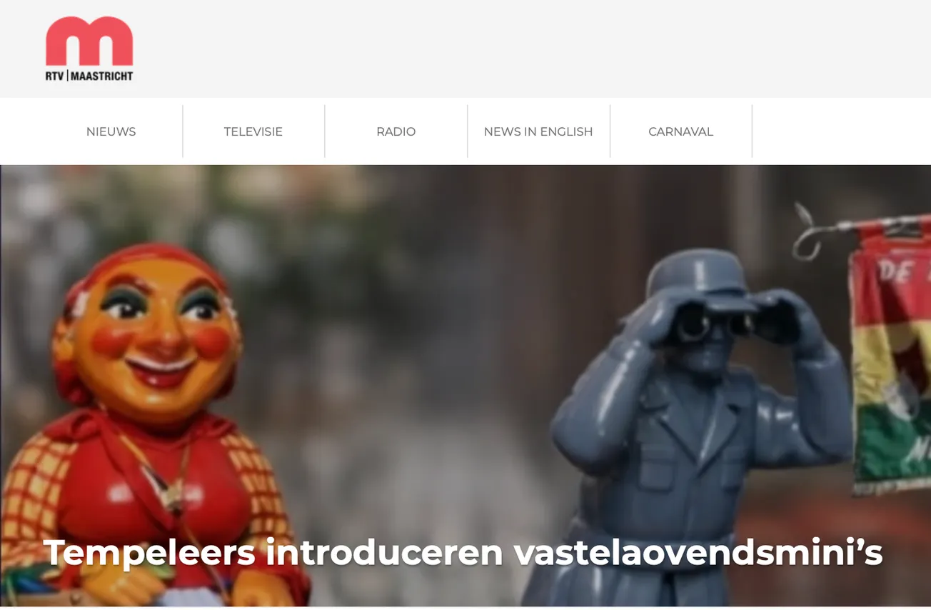 RTV Maastricht trapt in 'nepnuits' d'n Tempeleer