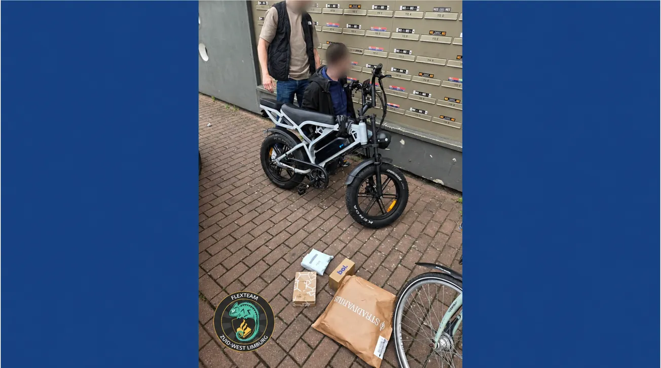 Pakketjesdief op heterdaad betrapt