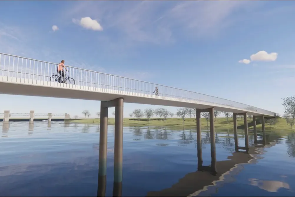 Donkere fietsbrug: natuur belangrijker dan veiligheid