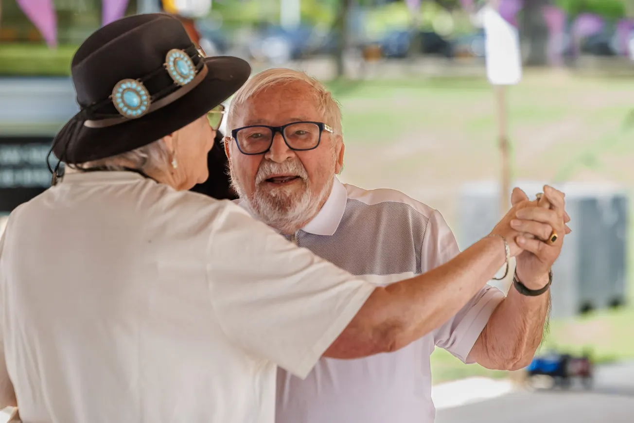 Dansen in het park