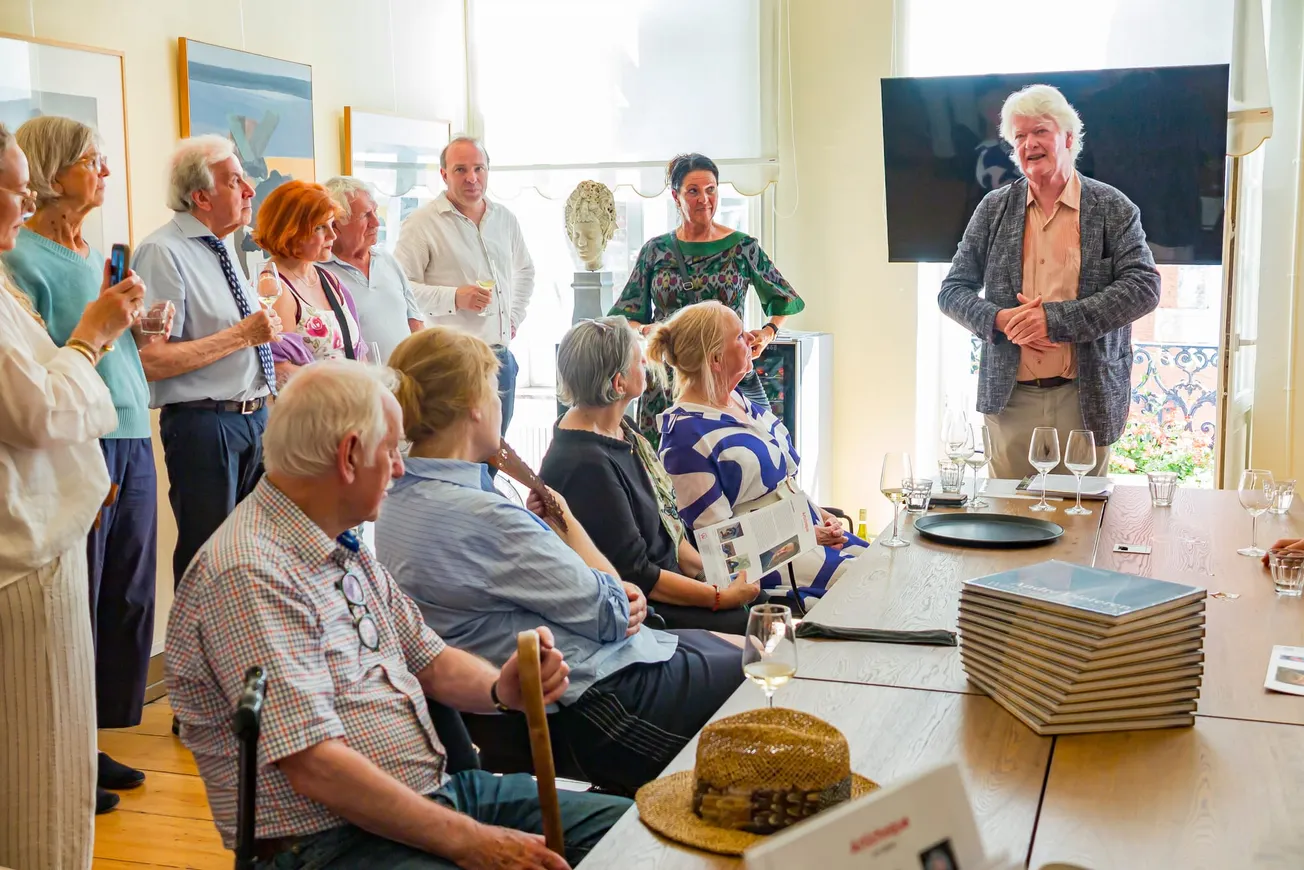 Grote belangstelling voor expositie en boeklancering André Dieteren
