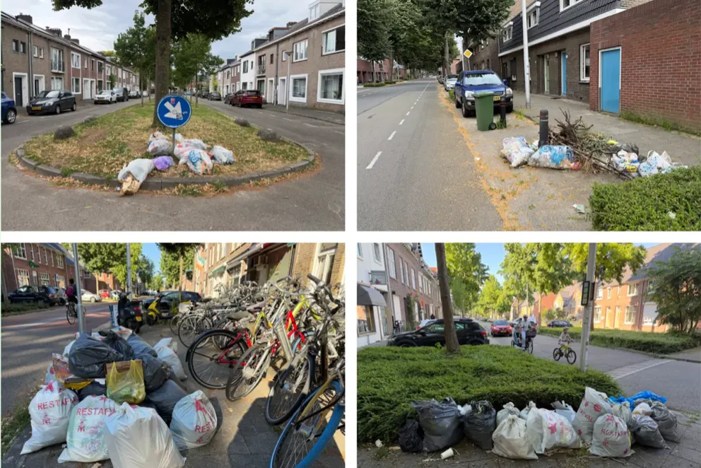 Vuilniszak te vroeg buiten zetten kost bewoner 607 euro
