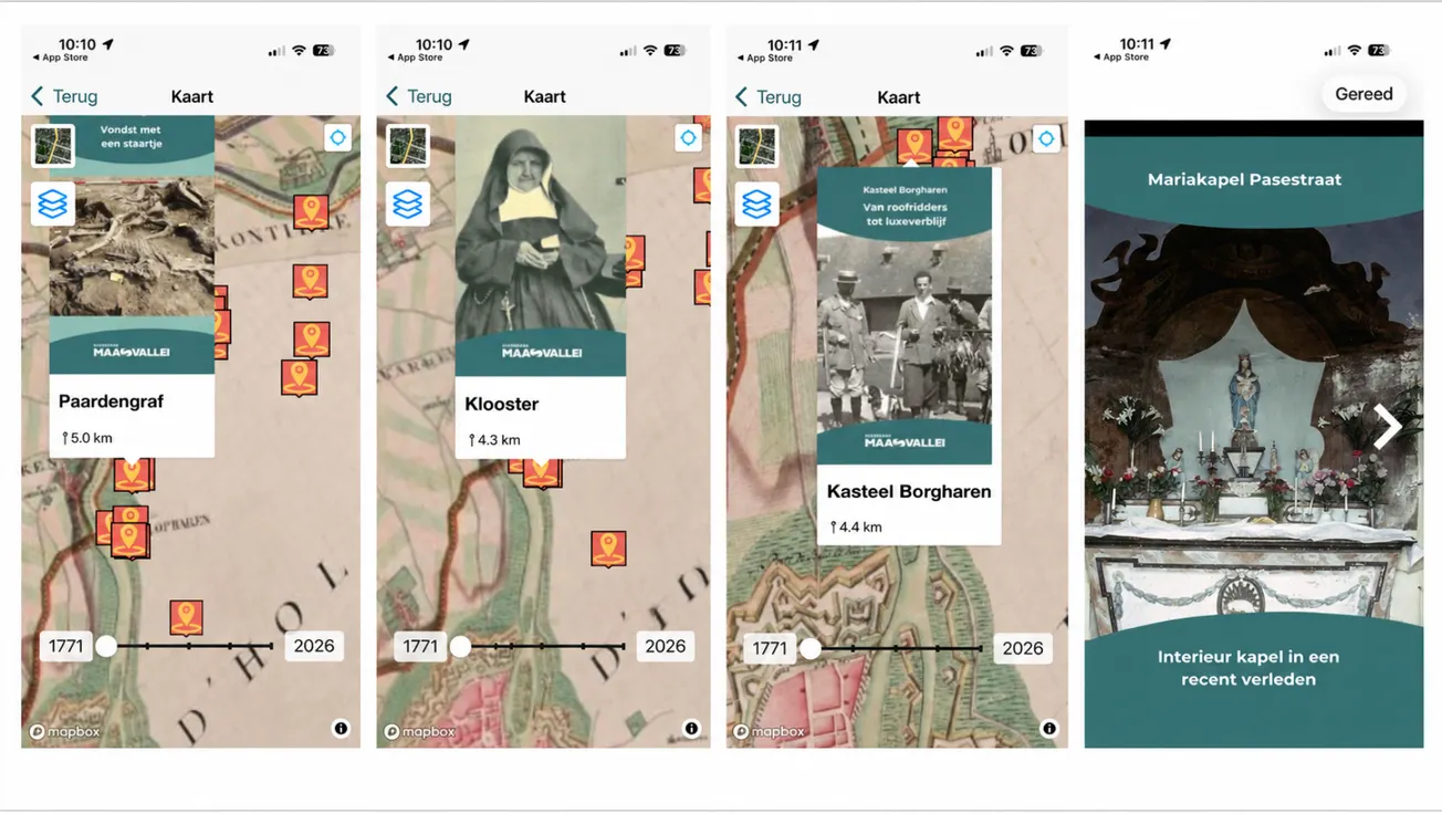 App: erfgoedwandeling door Borgharen en Itteren