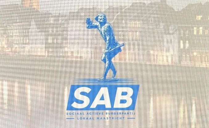 Mestreechter Geis in logo SAB, voor even offline gehaald