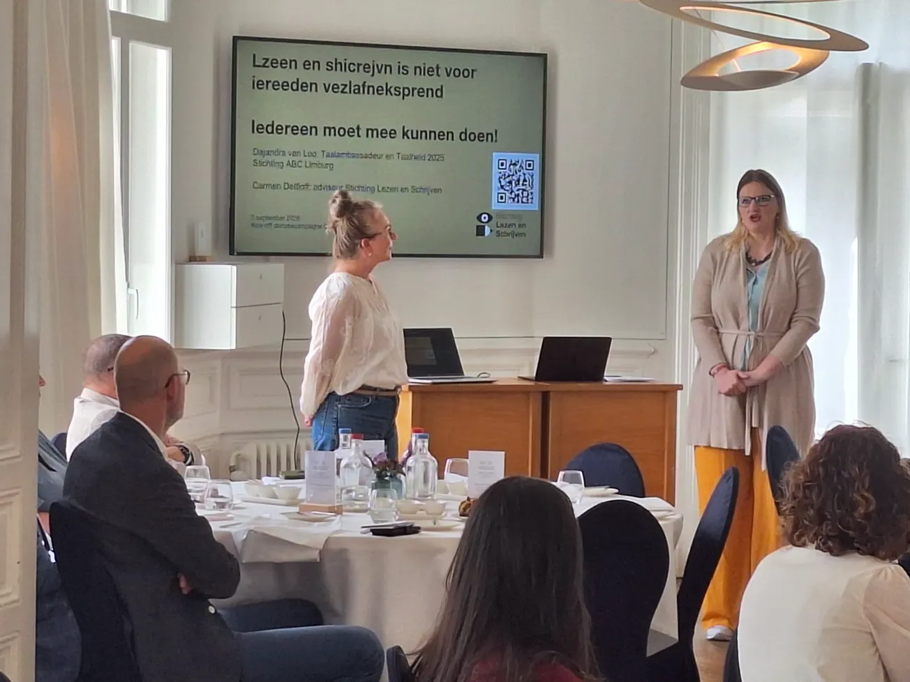 Charitas-lunch is strijd tegen laaggeletterdheid