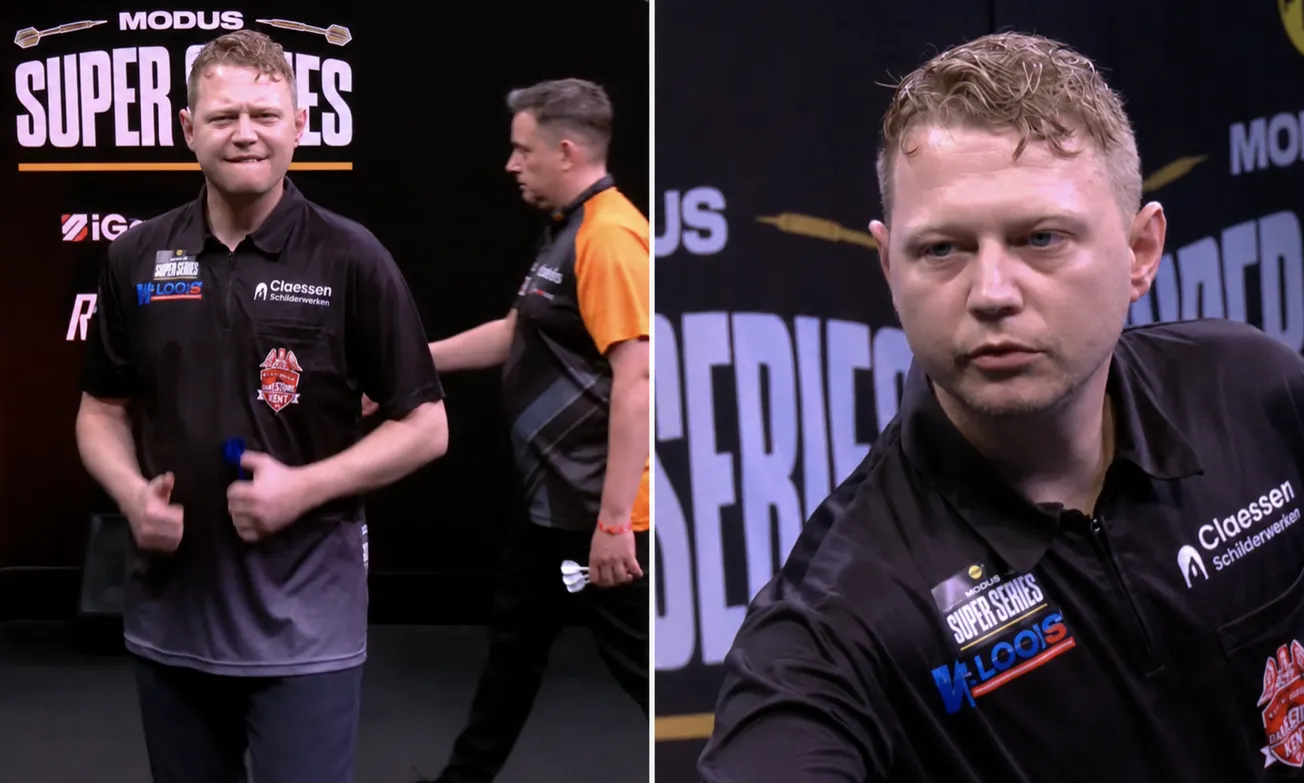 Darter Ziggy Schenk schittert bij debuut in Engeland