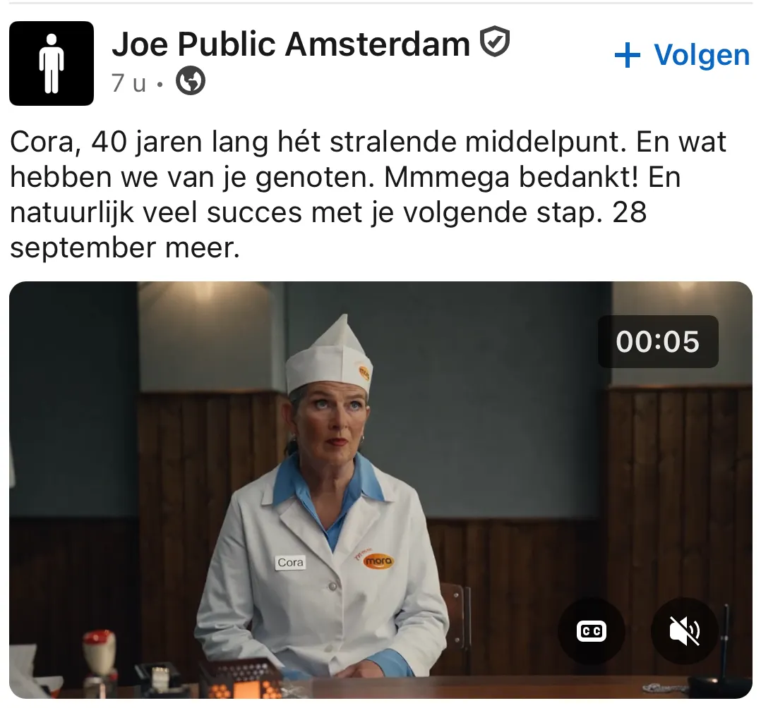 Cora van Mora definitief met pensioen?