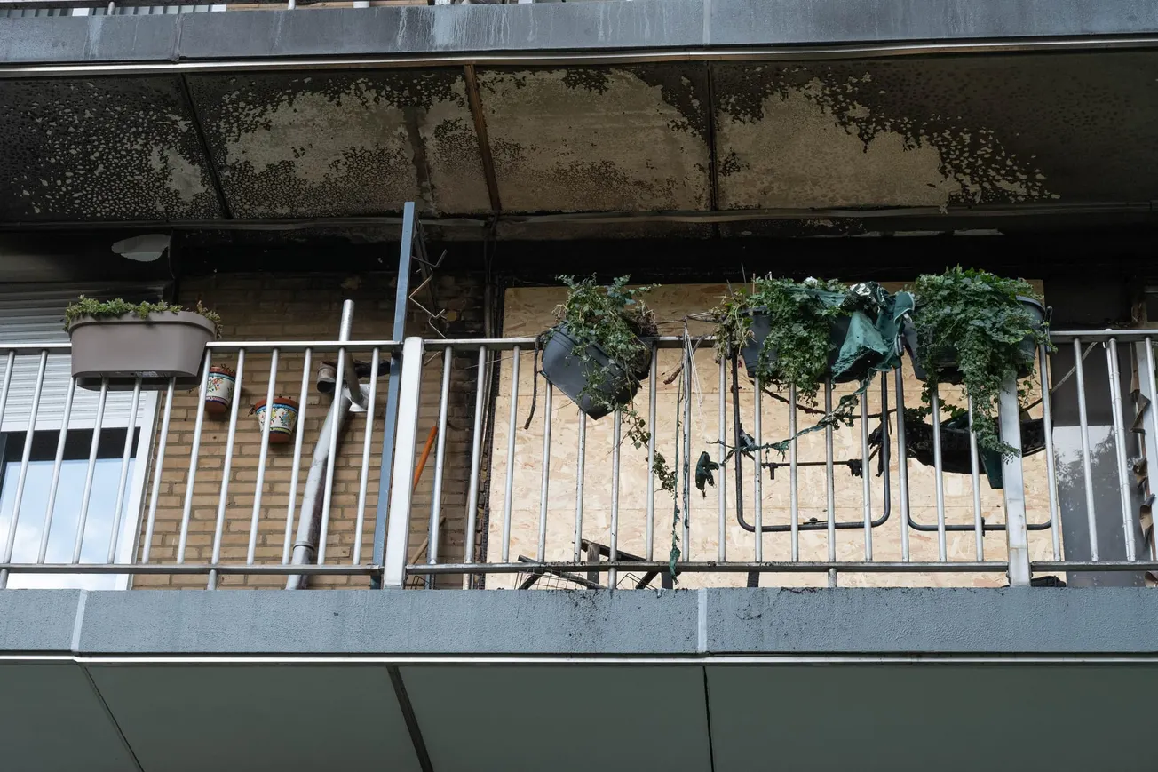 Brand bij appartement