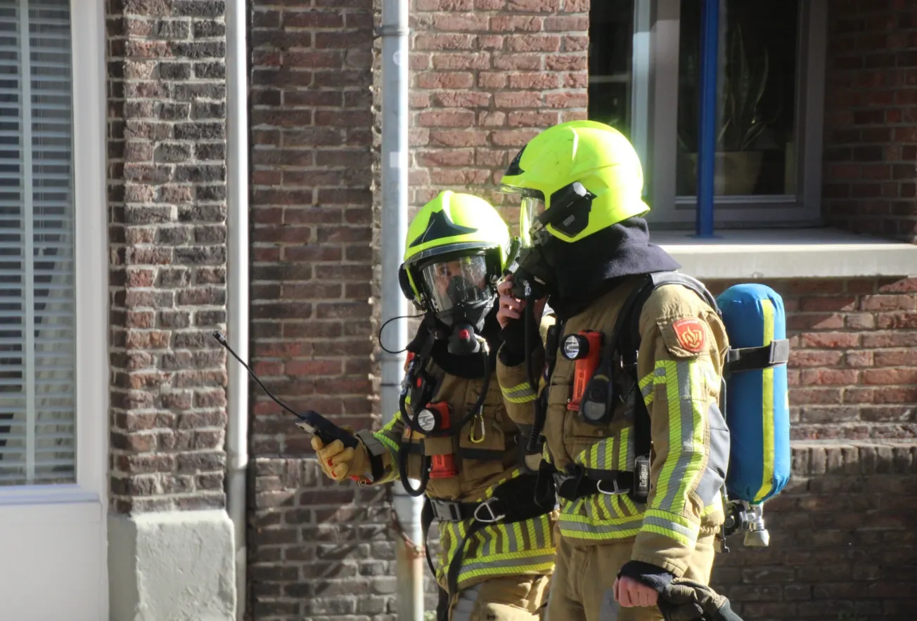 Gaslek in Bogaardenstraat
