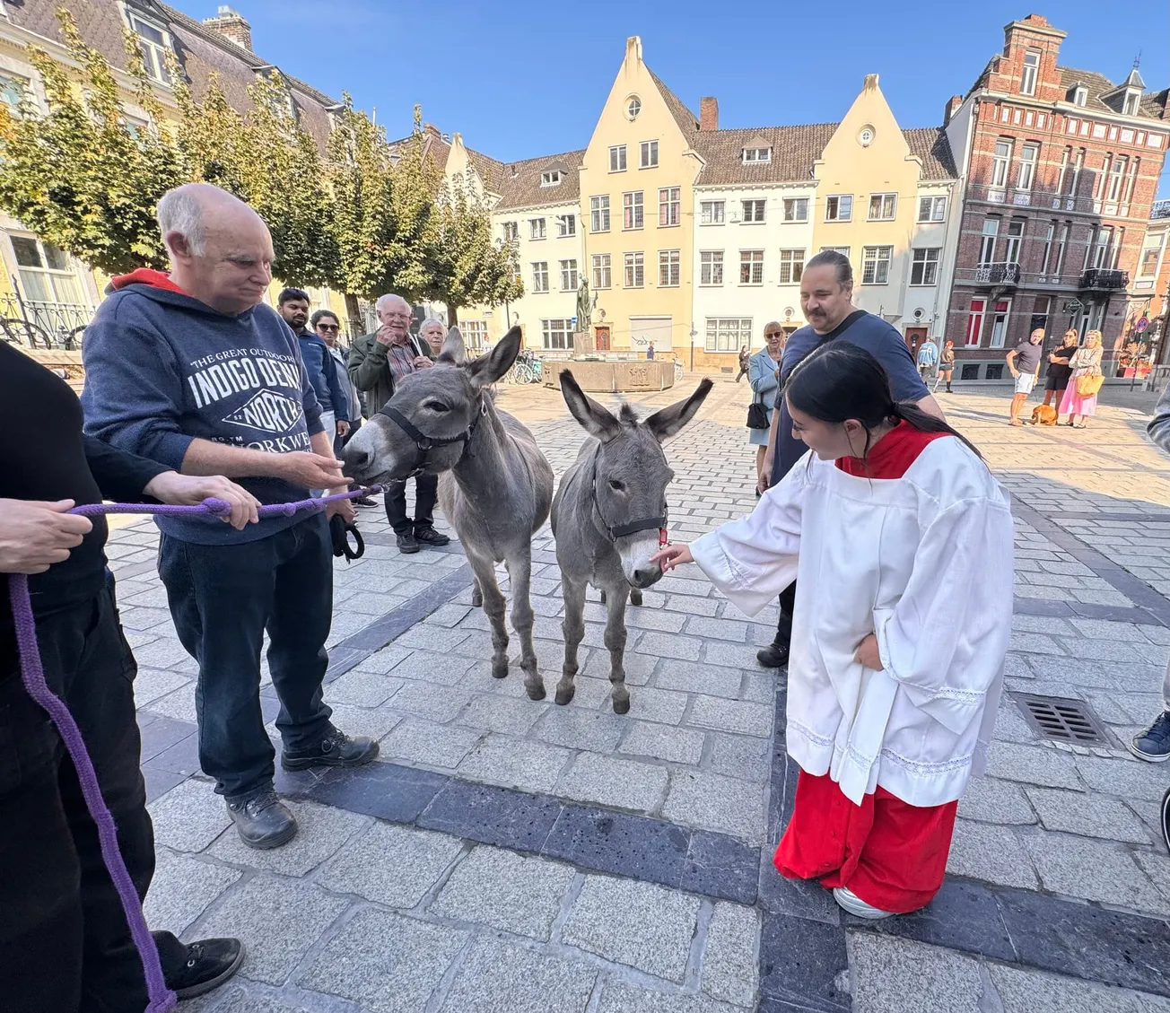 Dierenzegening in de Servaas