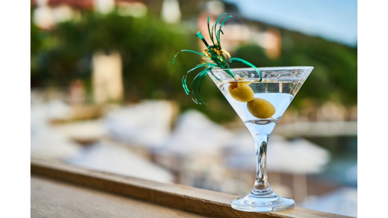 Plastic Martini Glasses