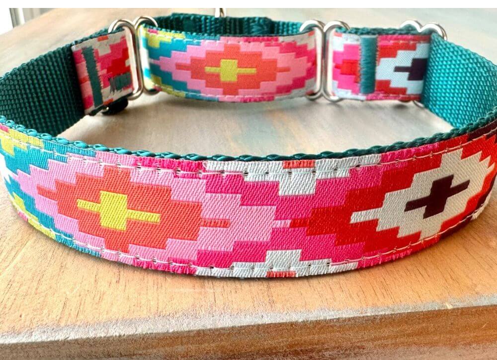 Aztec dog collar