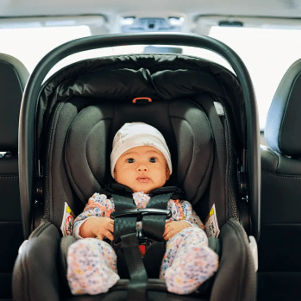 Baby Cruise In Comfort with an INFANT Car Seat Insert!