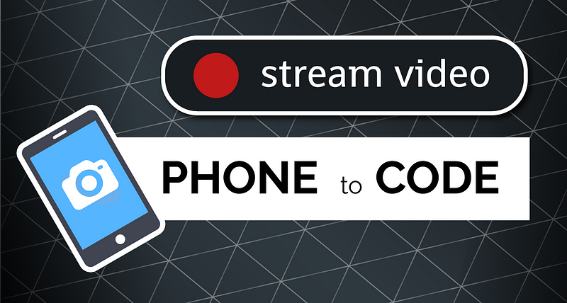 Stream Mobile Camera Feed to Python with Open CV