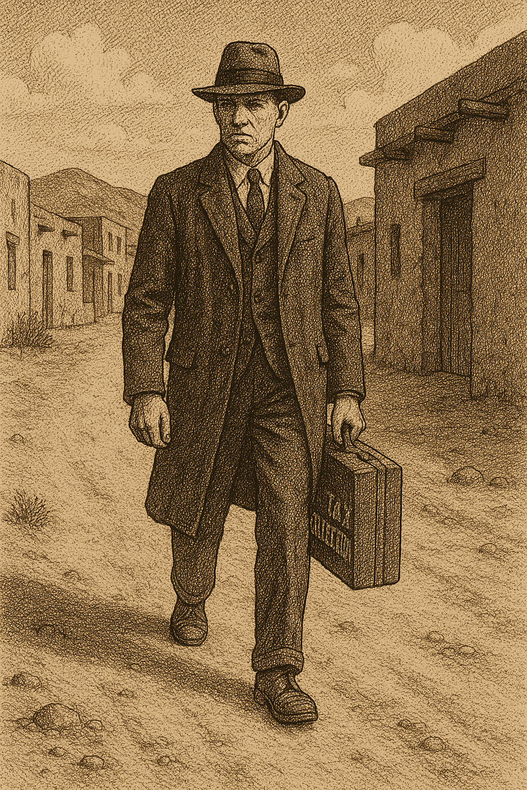 A Dall-E 3 image of a tax collector