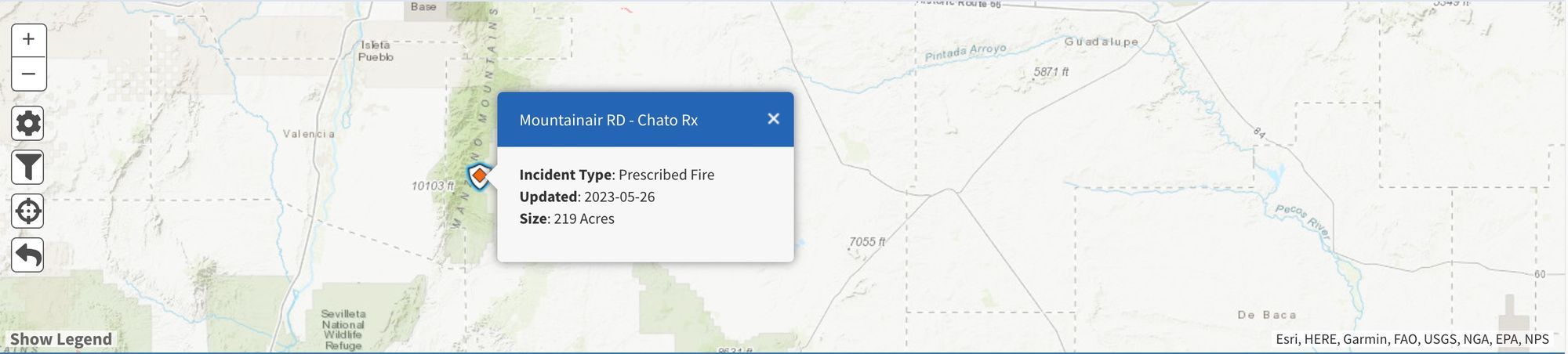 Controlled Burn in Manzanos