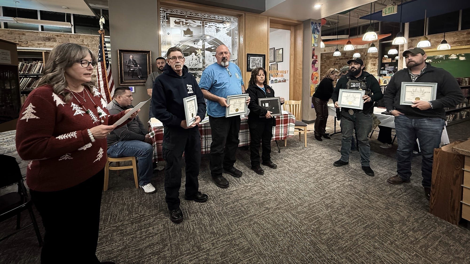 Estancia Honors Outgoing Officials And First Responders