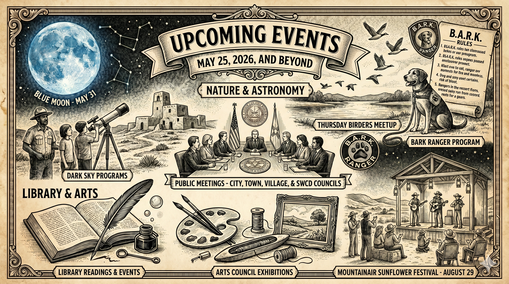 Upcoming Events for May 25, 2026